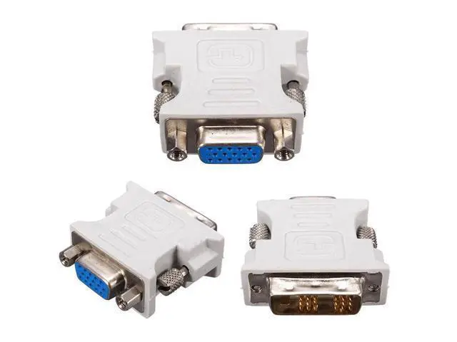 Alt view image 2 of 6 - 1pc DVI-D To VGA Adapter DVI-D 18+1Pin Dual Link Male to VGA 15 Pin Female Plug Adapter For PC Laptop