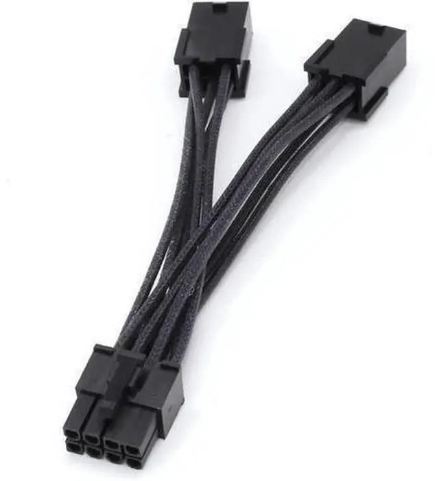 Main image of 6 Pin to 8 Pin PCIe Express Power Adapter Cable GPU Video Graphics Card Power Cable, 5.5 Inches/14CM (5pcs)