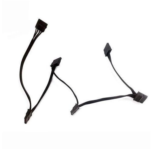 Alt view image 7 of 7 - 5pcs/lot 1X 4Pin to 5X 15Pin IDE SATA Hard Drive Power Splitter Cable Cord Adapter