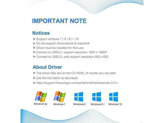 Alt view image 6 of 6 - USB 3.0 to HDMI Adapter 1080P Multi-Display Video Converter for Laptop PC Desktop to Monitor Projector TV.