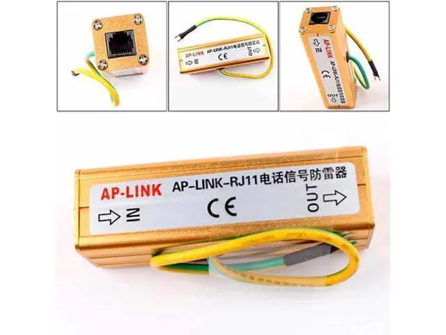 Alt view image 5 of 7 - Telephone Fax RJ-11 RJ11 Surge Protector Thunder Lightning Arrester Protection Device RJ11 Surge Protection SPD,Telecom RJ11 Telephone Modem Surge Protector Thunder Arrester
