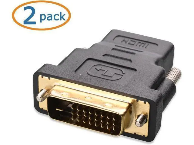 Alt view image 2 of 4 - 2-Pack HDMI to DVI Adapter (DVI to HDMI Adapter)