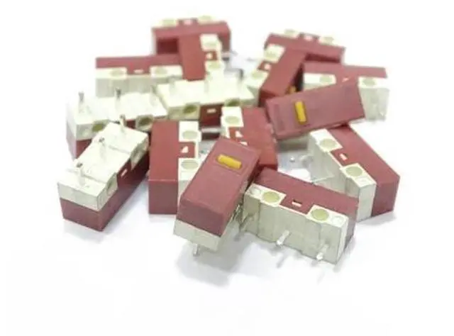 Alt view image 4 of 6 - 2/10Piece Mouse Micro Switch Micro Mute Button HUANO Silent Mouse Microswitch(2)