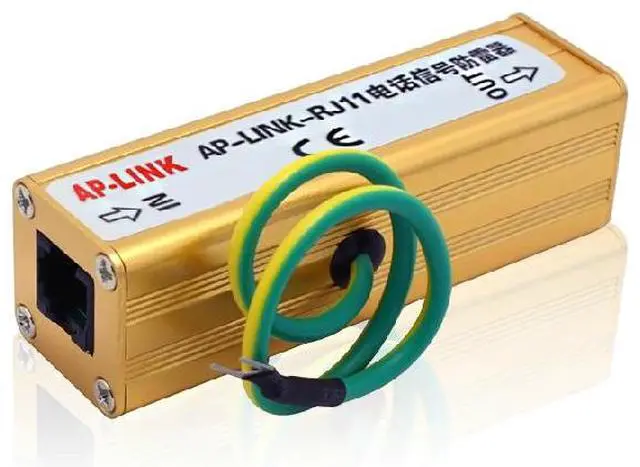 Main image of Telephone Fax RJ-11 RJ11 Surge Protector Thunder Lightning Arrester Protection Device RJ11 Surge Protection SPD,Telecom RJ11 Telephone Modem Surge Protector Thunder Arrester