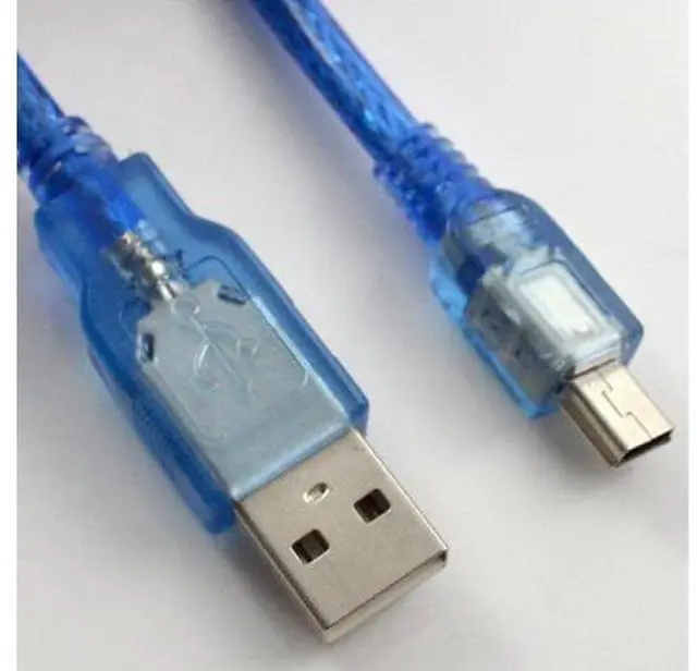 Alt view image 3 of 3 - 5 FT USB 2.0 A MALE TO MINI B 5-PIN MALE PC DATA CABLE