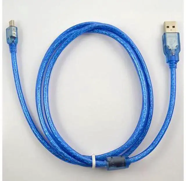 Alt view image 2 of 3 - 5 FT USB 2.0 A MALE TO MINI B 5-PIN MALE PC DATA CABLE