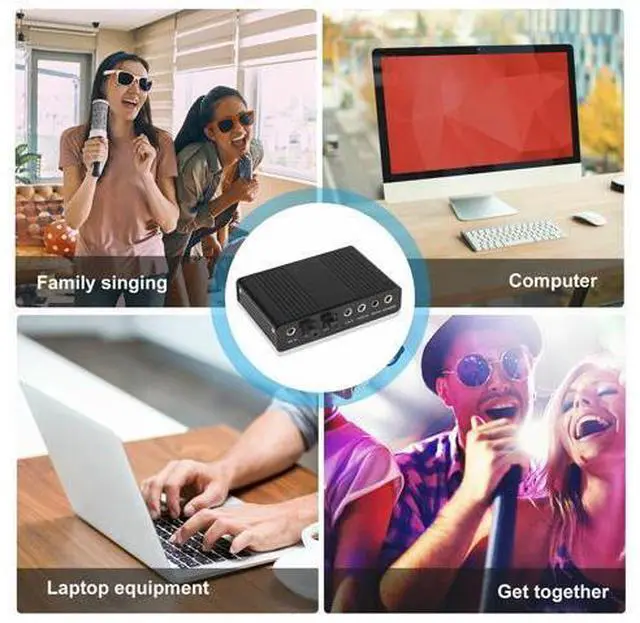 Alt view image 6 of 7 - 6 Channel 5.1 Optical SPDIF Sound Card USB Audio Output Adapter External for PC