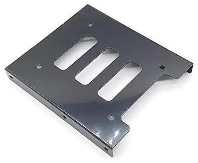 Alt view image 3 of 6 - 2.5 to 3.5 Inch Hard Disk Metal Bracket Adapter HDD Holder with IDE 4P Male to SATA 15 Pin Cable SATA 3.0 Cable for Desktop PCSSD Server (Red)