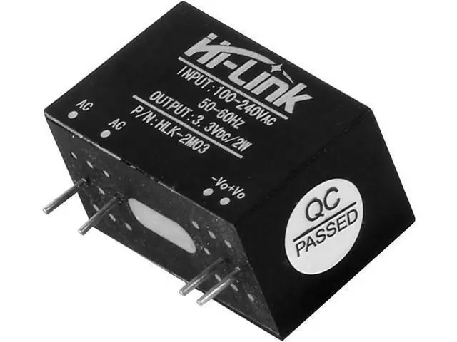 Alt view image 6 of 7 - HI-Link HLK-2M03 Power Supply Module AC-DC 220V to 3.3V 600mA Step Down Buck Isolated Intelligent Household Switch Converter (5 PCS)