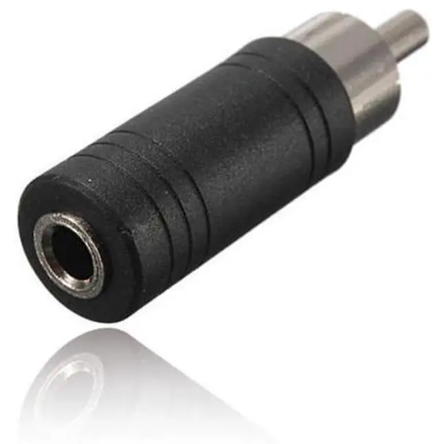 Main image of RCA Male Plug to 1/8 3.5mm Female Jack Audio Adapter Converter Connector