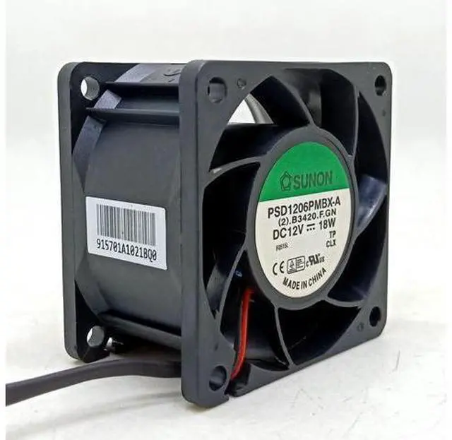 Main image of For Sunon 6cm 12V Double Ball Fan 6038 For Ant S7 S9 Shenma M3 Power supply cooling Fan PSD1206PMBX-A