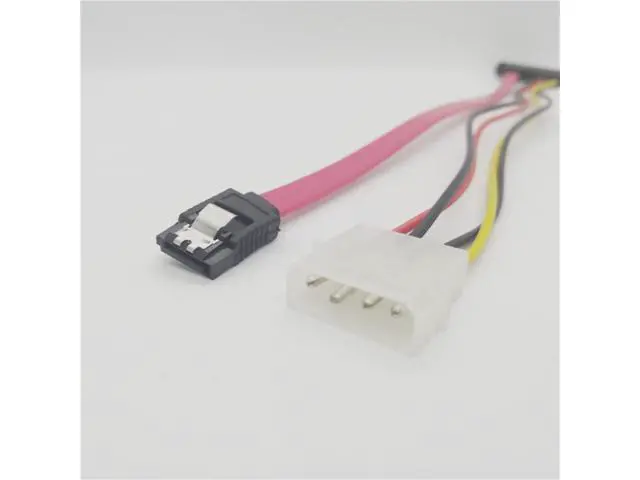 Alt view image 5 of 5 - 50CM SATA 22Pin 7+15 to eSATA IDE Power Interface Conversion Cable Computer Extender Cable HDD 4Pin Power Supply