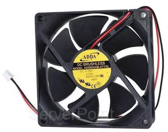 Main image of Well Tested AD0924XB-A71GL 24V 0.25A double ball axial fan For ADDA server cooling fan 92 * 92 * 25CM