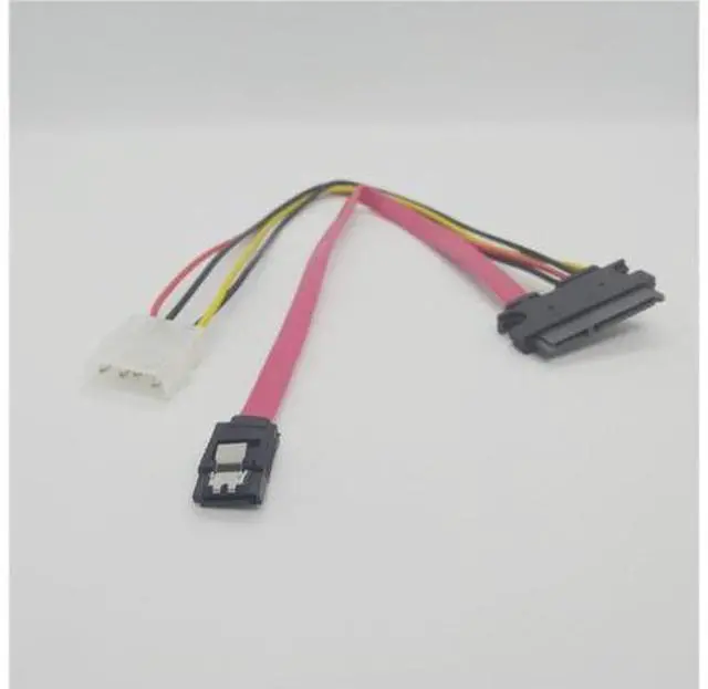 Main image of 50CM SATA 22Pin 7+15 to eSATA IDE Power Interface Conversion Cable Computer Extender Cable HDD 4Pin Power Supply