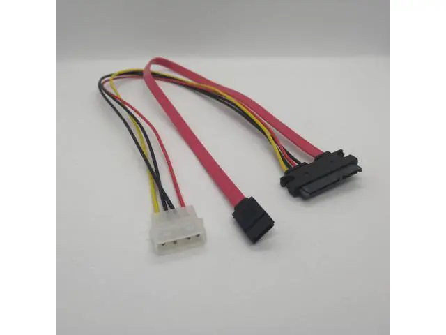 Alt view image 2 of 5 - 50CM SATA 22Pin 7+15 to eSATA IDE Power Interface Conversion Cable Computer Extender Cable HDD 4Pin Power Supply