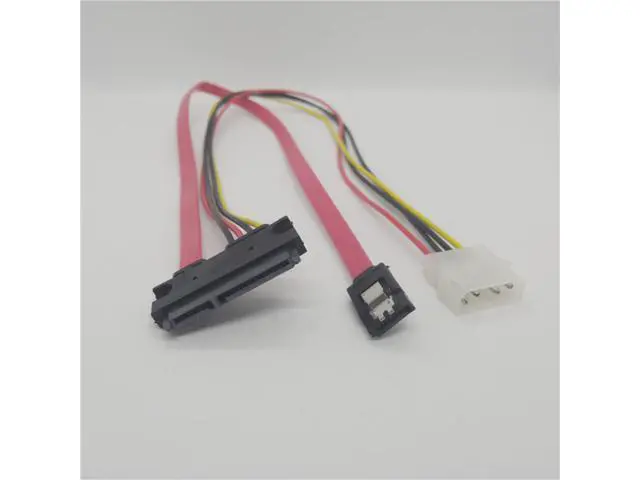 Alt view image 3 of 5 - 50CM SATA 22Pin 7+15 to eSATA IDE Power Interface Conversion Cable Computer Extender Cable HDD 4Pin Power Supply