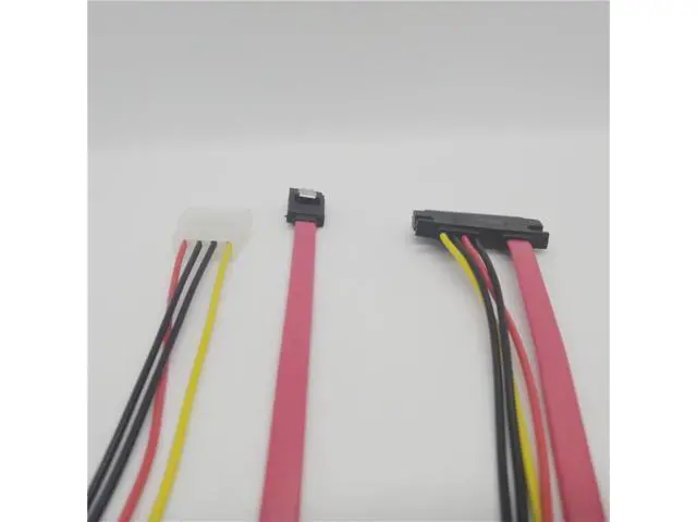 Alt view image 4 of 5 - 50CM SATA 22Pin 7+15 to eSATA IDE Power Interface Conversion Cable Computer Extender Cable HDD 4Pin Power Supply