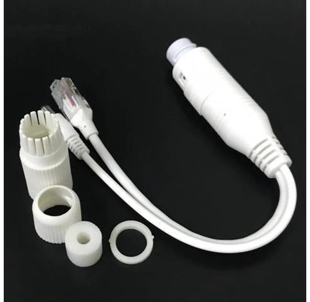 Alt view image 2 of 3 - IEEE802.3af 48V Waterproof PoE Splitter Cable 15.4W POE Adapter Cable,Active POE Splitter Power Supply Module 12V Separator