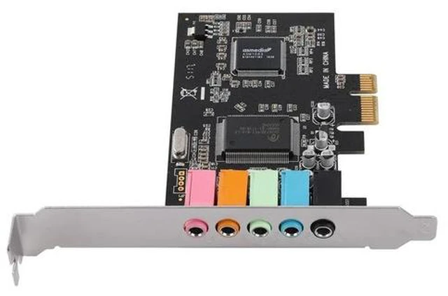 Alt view image 3 of 5 - Sound Card 5.1, PCI Express Surround 3D Audio Card for PC with High Direct Sound Performance & Low Profile Bracket