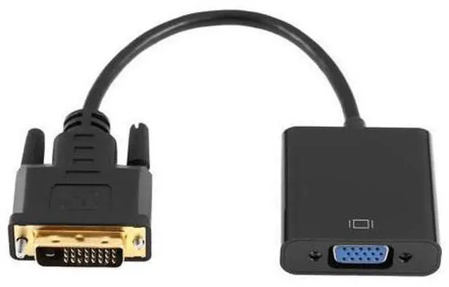 Main image of Full HD 1080P DVI-D to VGA Active Adapter Converter Cable 24+1 Pin Male to 15pin Female Monitor Cable for PC Display Card