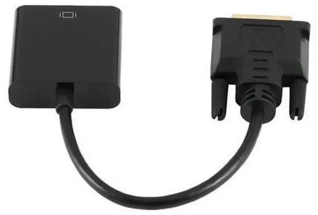 Alt view image 5 of 5 - Full HD 1080P DVI-D to VGA Active Adapter Converter Cable 24+1 Pin Male to 15pin Female Monitor Cable for PC Display Card