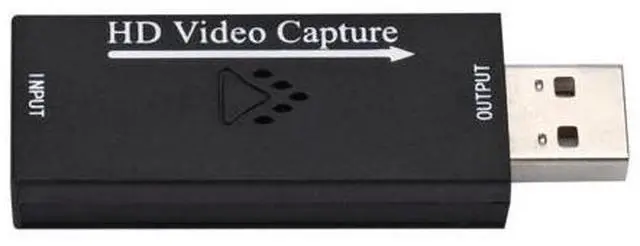 Alt view image 3 of 7 - Audio Video Capture Cards HD to USB 2.0 1080p 30fps Record Directly to Computer for Live Broadcasting Gaming Teaching Video Conference - Black