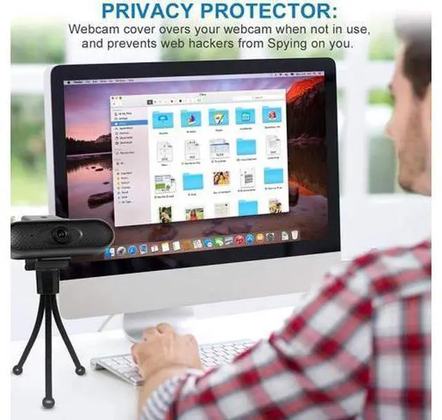 Alt view image 3 of 6 - Full HD 1080P Webcam USB Pc Computer Camera with Microphone Driver-free Video Webcam for Online Teaching Live Broadcast