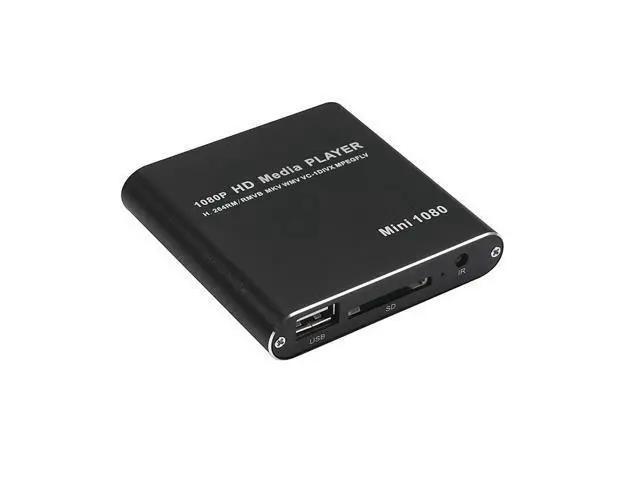 Alt view image 2 of 7 - MINI 1080P Full HD Media USB HDD SD/MMC Card Player Box, US Plug(Black)