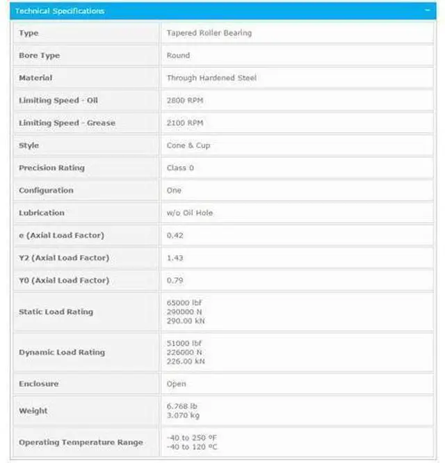 Alt view image 3 of 6 - NTN 30219 Tapered Roller Bearing 95x170x27mm