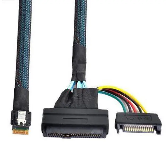 Main image of Chenyang U.2 U2 SFF-8639 to Slimline SFF-8654 4i NVME PCIe SSD Cable for Mainboard SSD 750 p3600 p3700 M.2