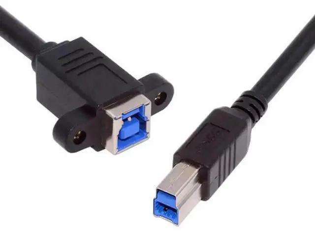 Main image of 30cm USB 3.0 Type-B Male to Female Extension Cable, 5Gbps High Speed Cord for SSD, Hard Disk and Camera