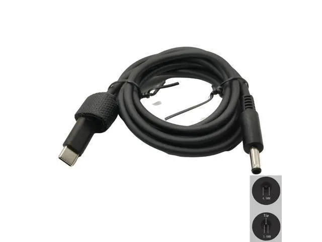 Alt view image 3 of 4 - USB Type C PD Converter Universal Laptop Charging Cable Cord Dc Power Adapter for Dell-Notebook Power Supply Cable 1.5m(4.5x3.0mm)