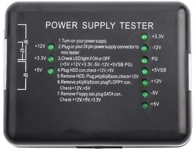 Main image of 01 PC Power Supply Tester, LED Power Supply Tester for Computer for PC
