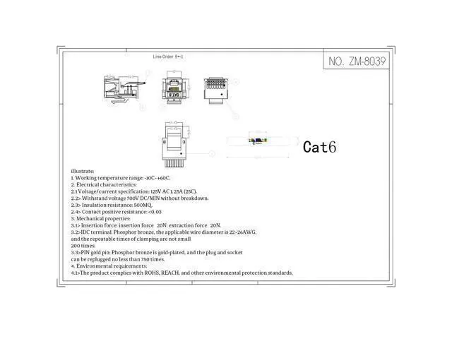 Alt view image 6 of 6 - 10-Pack Cat6 Tool-Less RJ45 Keystone Jack, No Punch-Down Tool Required Module Coupler (Not Compatible with Patch Panel), White