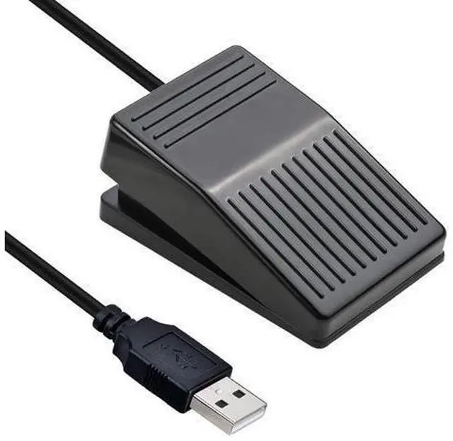 Main image of iKKEGOL USB Foot Pedal, USB Single Foot Switch Game Control, One Key Programmable Footswitch Map Mouse Keyboard for Video Game Push to Talk, Transcription HID