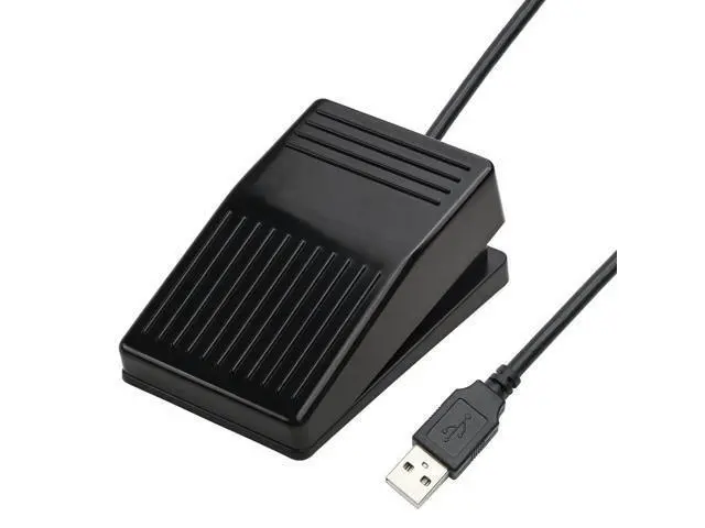 Alt view image 7 of 7 - iKKEGOL USB Foot Pedal, USB Single Foot Switch Game Control, One Key Programmable Footswitch Map Mouse Keyboard for Video Game Push to Talk, Transcription HID