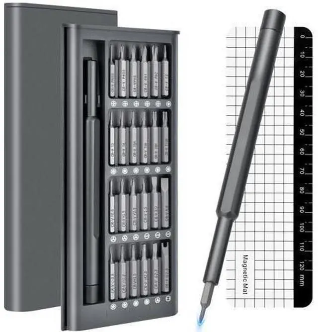 Main image of 25-in-1 Mini Precision Screwdriver Set: Stocking Stuffers for Men Small Torx Bit Tool Set for Men,Magnetic Torque Repair Tool Kit for Electronics Macbook Watch Eyeglass Ring Doorbell Fathers day gift