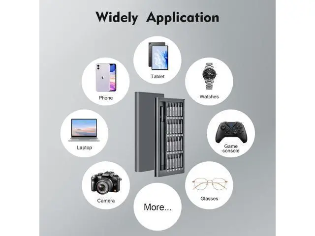 Alt view image 7 of 7 - 25-in-1 Mini Precision Screwdriver Set: Stocking Stuffers for Men Small Torx Bit Tool Set for Men,Magnetic Torque Repair Tool Kit for Electronics Macbook Watch Eyeglass Ring Doorbell Fathers day gift