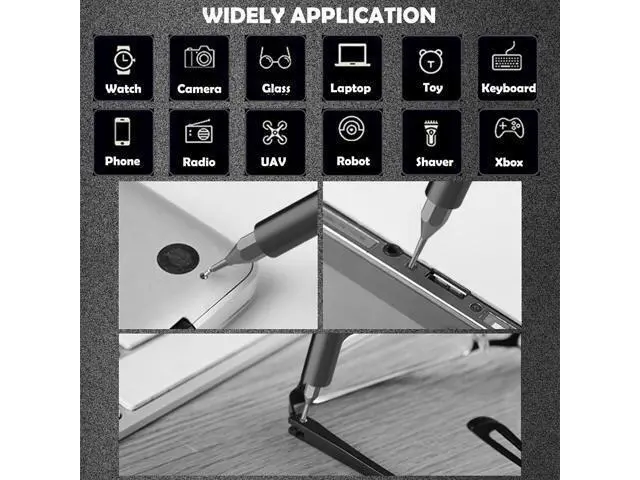Alt view image 6 of 7 - Precision Screwdriver Set, 27 in 1 Small Screwdriver Set Magnetic, Mini S2 Steel Bits with Tweezers, Magnetic Mini Repair Tool Kit for Laptop, Phone, PC, Glasses, Watch, Electronic
