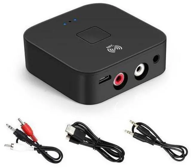 Main image of Bluetooth Receiver for Home Stereo RCA, 3.5mm AUX Wireless Audio Adapter for Home and Car Stereo System,NFC-Enabled