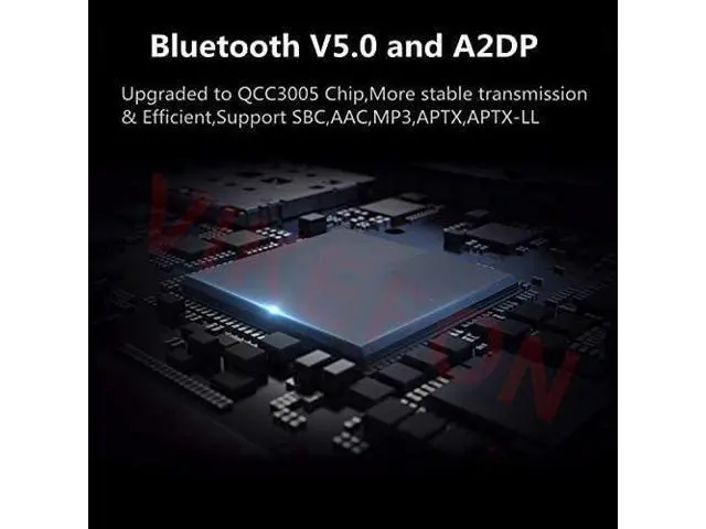 Alt view image 2 of 4 - Bluetooth Receiver for Home Stereo RCA, 3.5mm AUX Wireless Audio Adapter for Home and Car Stereo System,NFC-Enabled