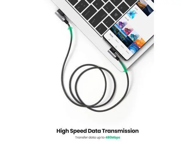 Alt view image 4 of 7 - USB to USB C Cable 90 Degree USB C Fast Charging Cord Compatible with iPhone 17/16/16 Plus/16 Pro/16 Pro Max/15/Samsung Galaxy S10/S10+/Pixel 9/6a/LG G8/G7/Pixel/Switch, etc, 1.6FT