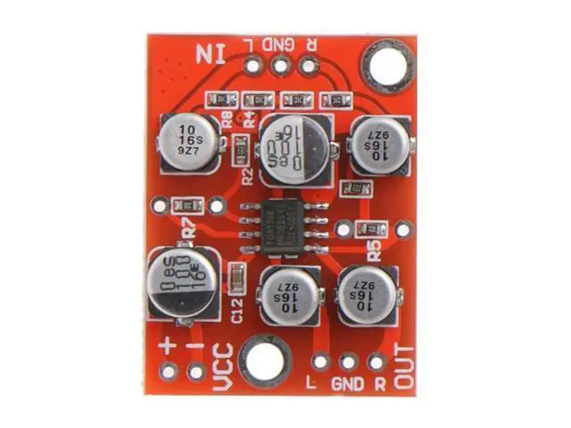 Alt view image 4 of 4 - 10PCS DC 5V-15V AD828 Stereo Preamp Preamplifier Module AMP Module Microphone Preamp Module