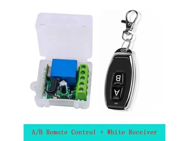 Alt view image 4 of 4 - 4X DC 12V Single Channel Relay Module Universal Wireless Switch RF Relay Receiver + 2 CH Remote Controller