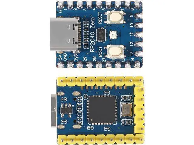 Alt view image 2 of 7 - 3PCS RP2040-Zero RP2040 USB-C Connector Compatible with Raspberry Pi Microcontroller PICO Development Board Module Dual-core Cortex M0+ Processor 2MB Flash Support C/C++ MicroPython