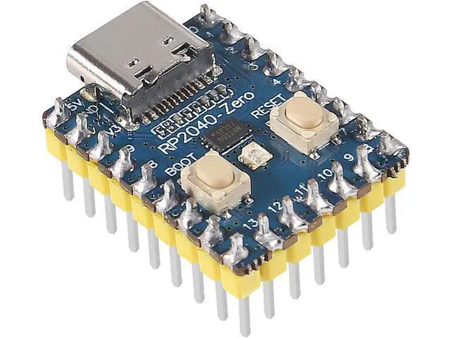Alt view image 5 of 7 - 3PCS RP2040-Zero RP2040 USB-C Connector Compatible with Raspberry Pi Microcontroller PICO Development Board Module Dual-core Cortex M0+ Processor 2MB Flash Support C/C++ MicroPython