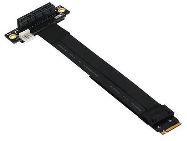 Main image of Riser PCIe x4 3.0 Extension Cable PCI Express 4x To M.2 NVMe M Key 2230 2242 2260 2280 Riser Card Gen 3.0 Extender Cable 32G/bps