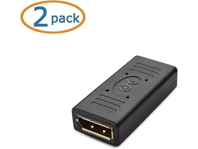 Alt view image 2 of 4 - 2-Pack DisplayPort to DisplayPort Coupler Display Port Adapter Female to Female DP to DP Coupler