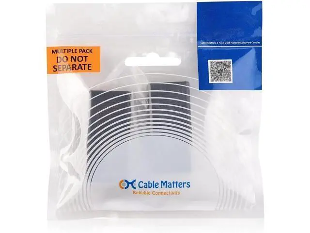 Alt view image 4 of 4 - 2-Pack DisplayPort to DisplayPort Coupler Display Port Adapter Female to Female DP to DP Coupler