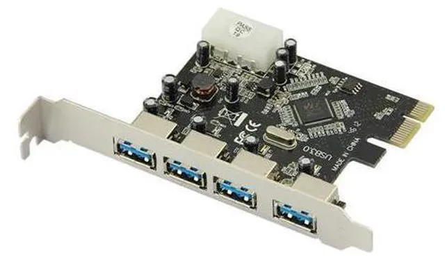 Alt view image 3 of 5 - PROMOTION FAST USB 3.0 PCI E PCIE 4 PORTS Express Expansion Card Adapter